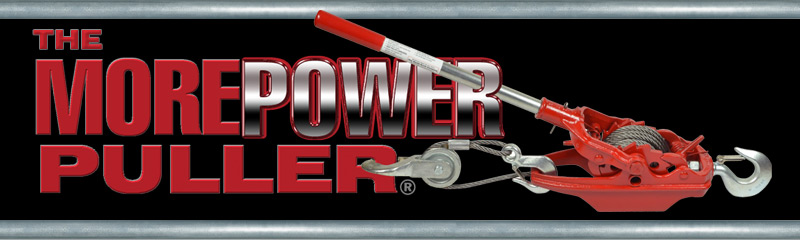 The More Power Puller®, Portable Winch, Cable Puller, Come Along Winches
